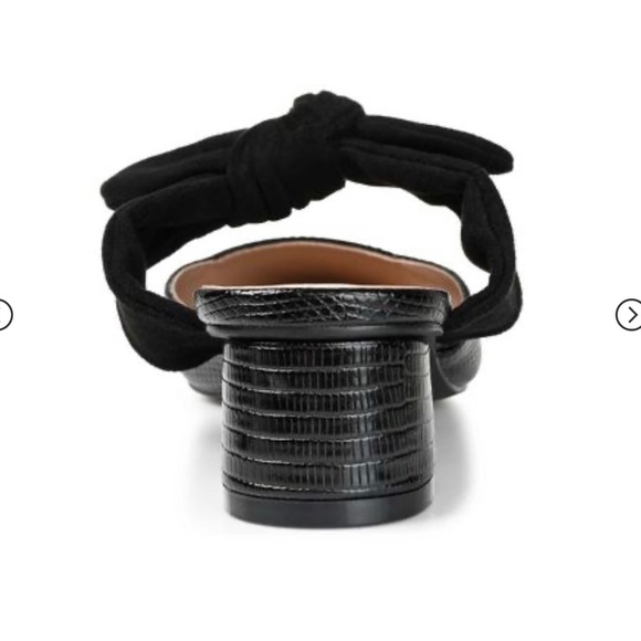 NWT Journee Collection black slip on pointed toe mules size 6 - Picture 4 of 10